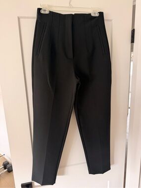Zara Black Trousers Women's Straight Leg